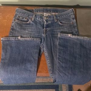 Lucky Brand 90’s Retro Dream Jean Distressed Blue Dungarees 4/27